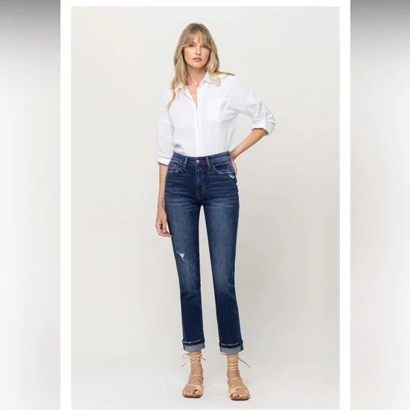 Flying Monkey High-Rise Boyfriend Jeans - Picture 4 of 11